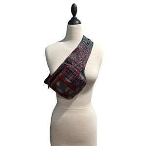 Patchwork Boho Festival Cotton Quilt Fanny Pack Cross Body Bag